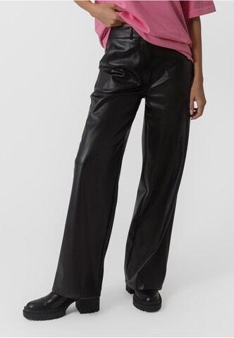 OH APRIL Wide leg Pants 'Aura ' in Black: front