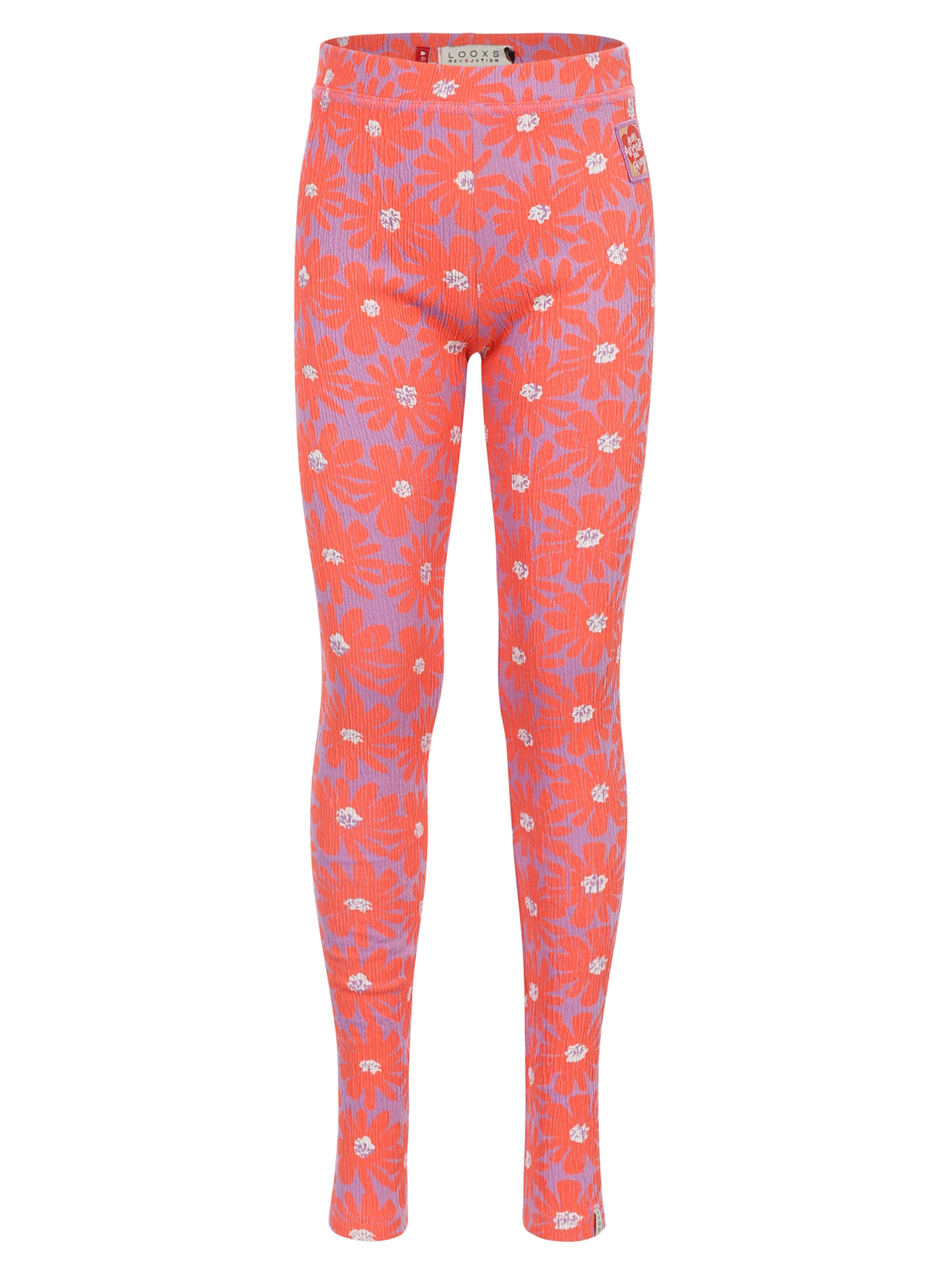 Looxs Revolution Skinny Leggings in Oranje: voorkant
