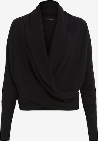 AllSaints Knit cardigan 'WASSON PIRATE' in Black: front