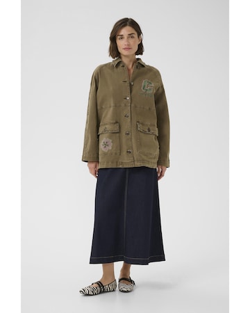 CULTURE Overgangsjakke 'CUsmarta Aliena' i grøn: forside