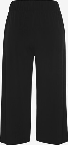 LASCANA Wide leg Broek in Zwart