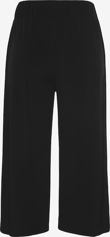 LASCANA Zvonové kalhoty Kalhoty – černá