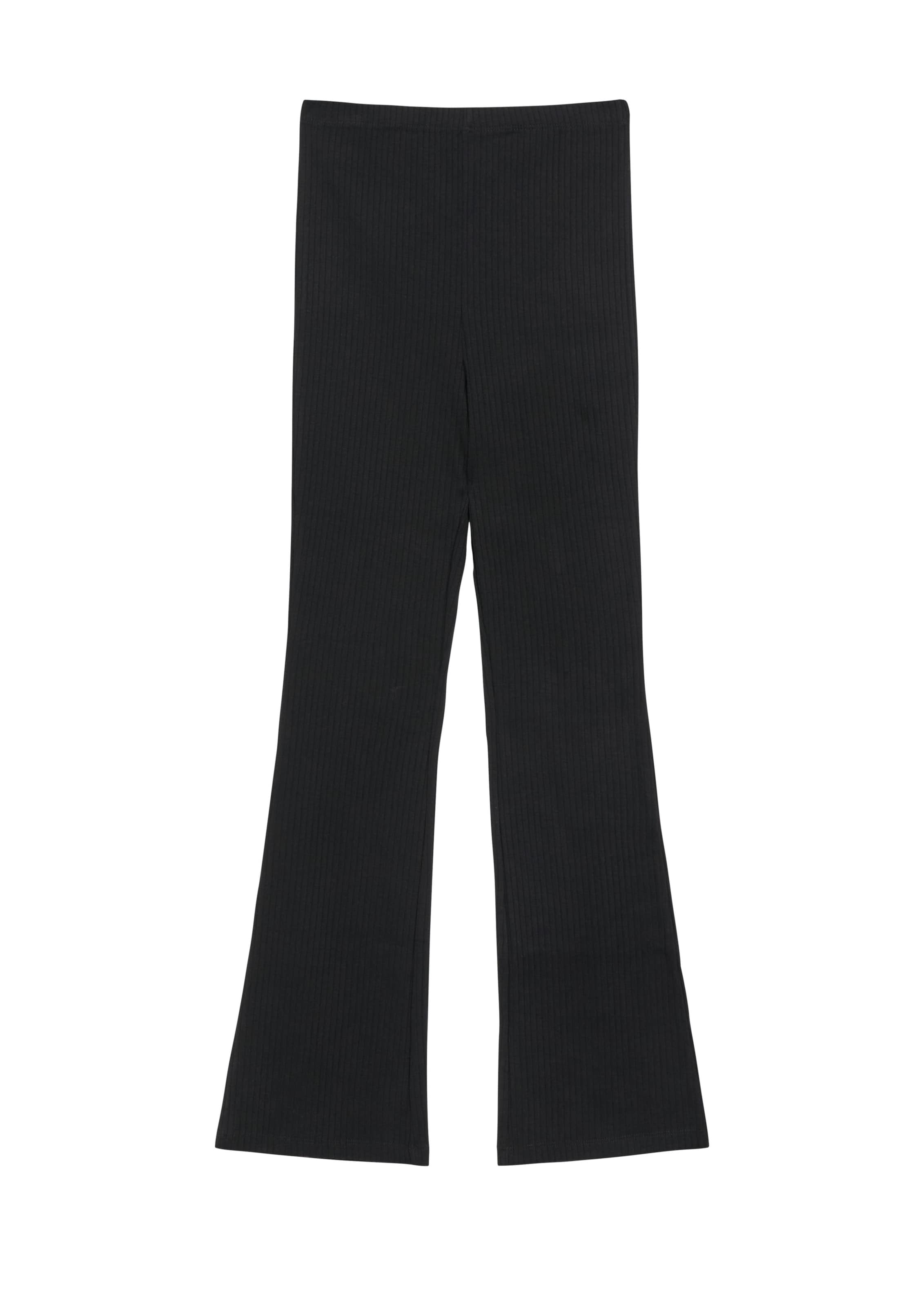 s.Oliver Flared Leggings in Black: front