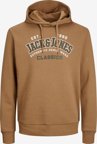 JACK & JONES Sweatshirt in Brown: front