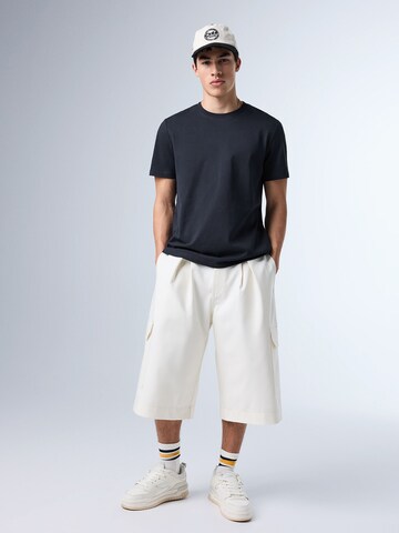T-Shirt Bershka en bleu
