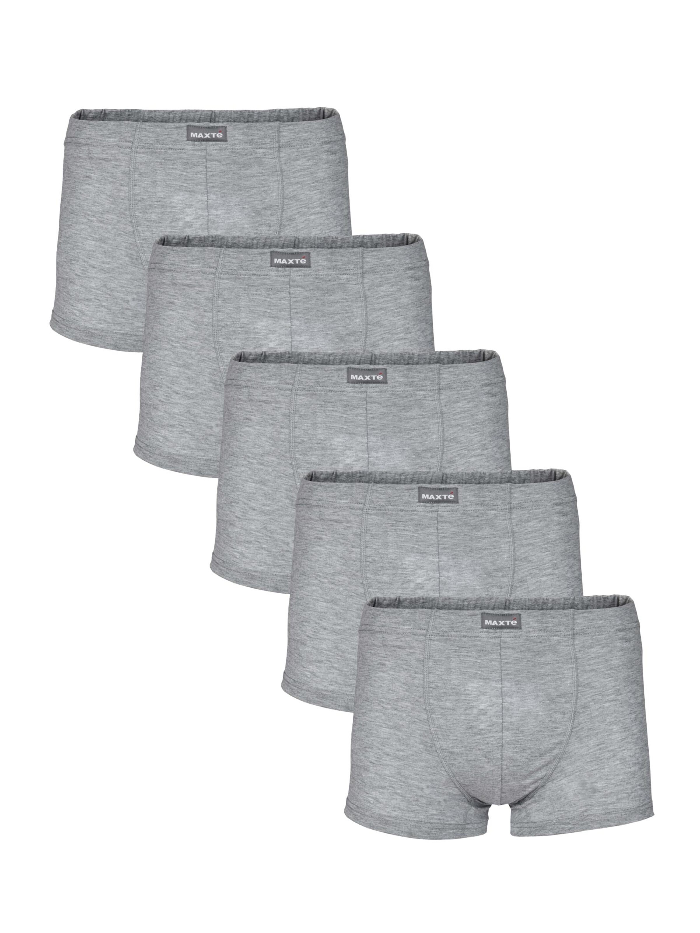 Maxte Boxershorts 'BASIC MAX Boxershorts 5er Pack'‌‌‌‌‌‌‌‌‌‌ in Grau