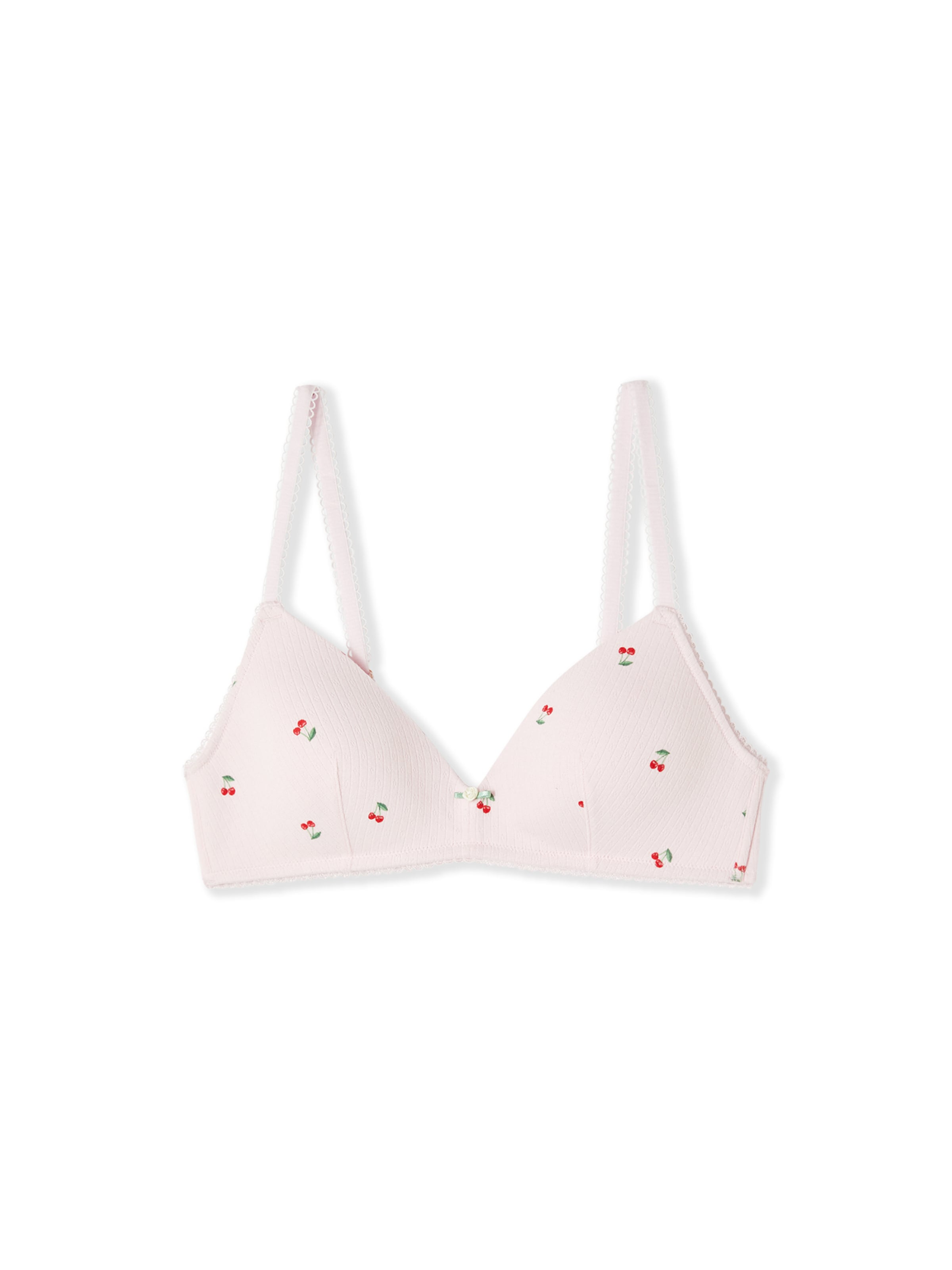ETAM Triangle Bra in Pink: front