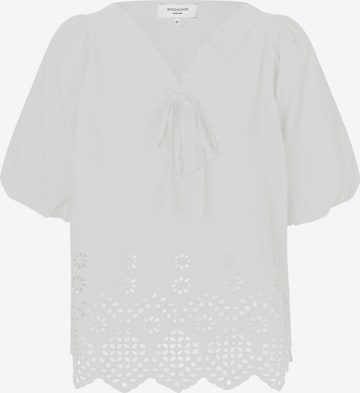 rosemunde Blouse in Wit: voorkant