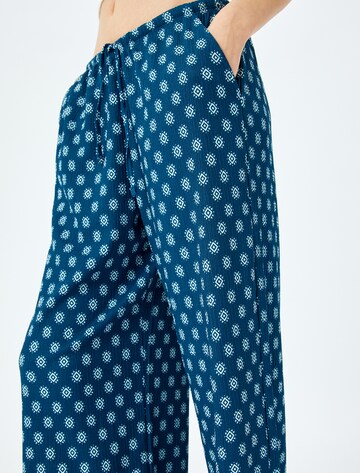 Koton Wide Leg Hose in Blau