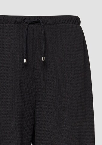 Wide Leg Pantalon s.Oliver en noir