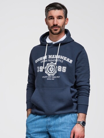 Ombre - Sudadera en azul