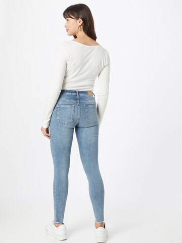 VERO MODA Skinny Fit Дънки 'Peach' в синьо