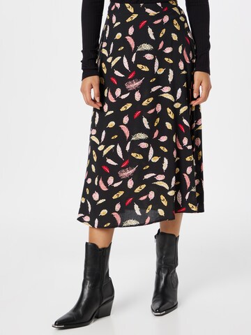 VILA Skirt 'LEAF' in Black: front