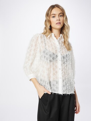 Camicia da donna di River Island in bianco: frontale