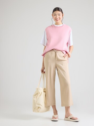 ONLY Bő szár Nadrág 'ONLGOA' - bézs