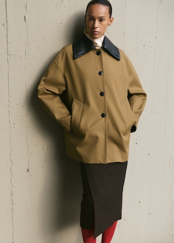 MANGO Between-Seasons Coat 'Diton' in Brown