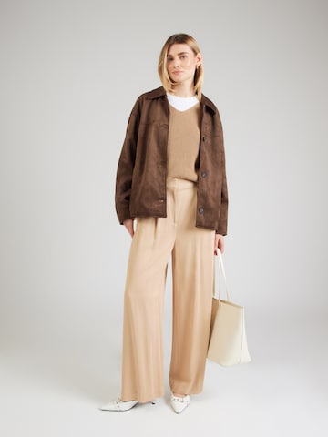 BOSS Sweater 'Fardellina' in Brown