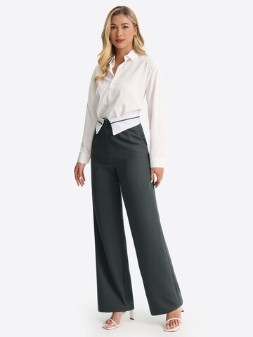 Imily Bela Wide leg Bandplooibroek in Grijs