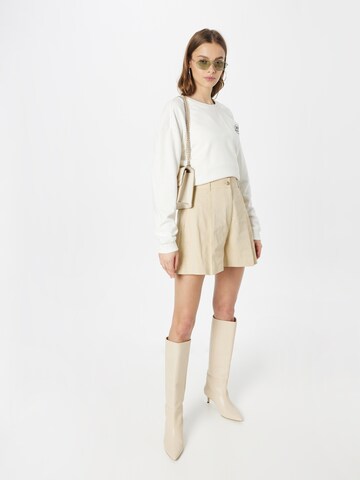 PINKO Regular Shorts 'SORRIDENTE' in Beige