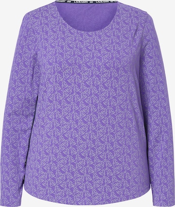LAURASØN Shirt in Purple: front