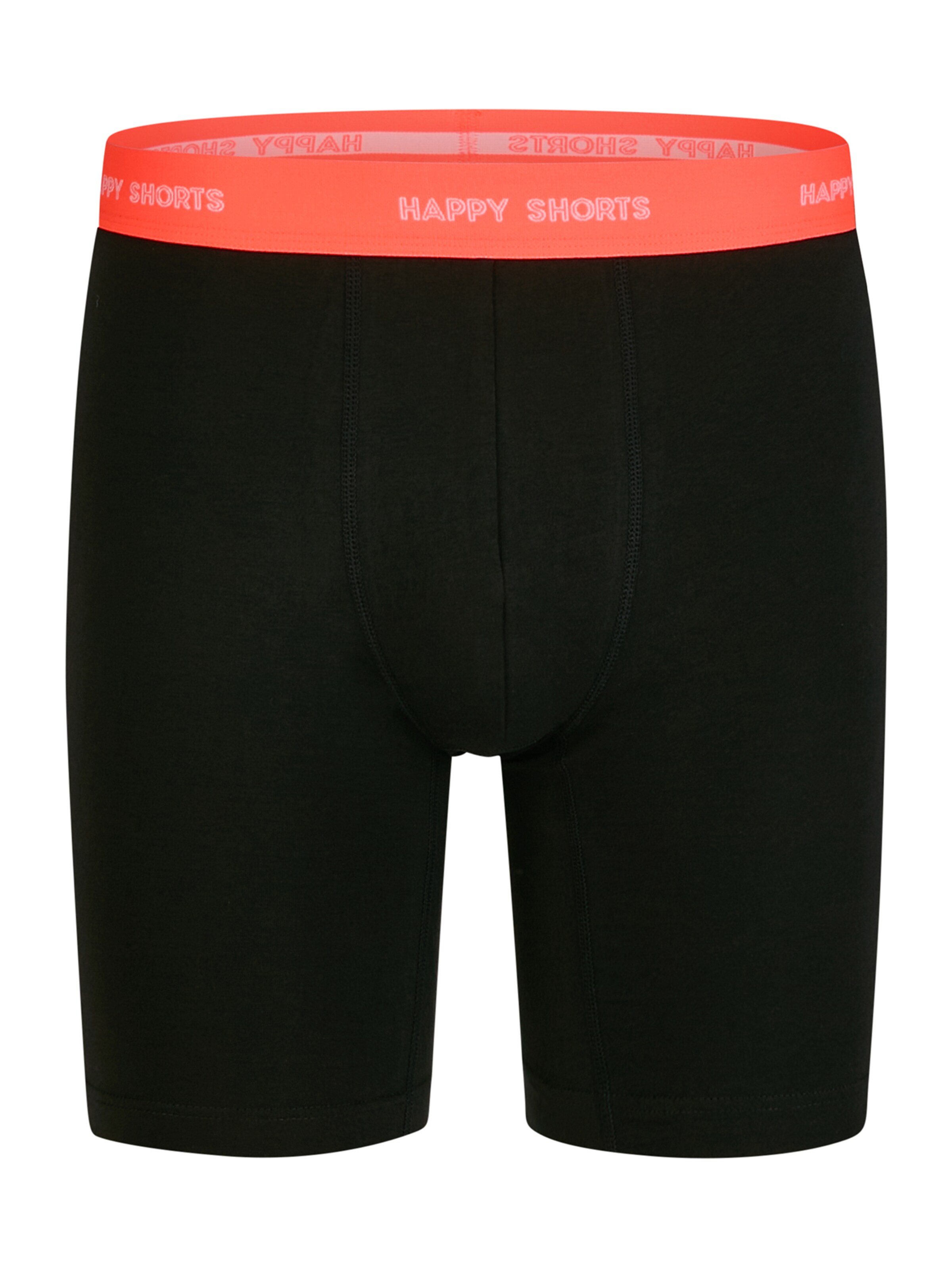 Boxers ' Jersey Boxer Briefs ' Happy Shorts en noir
