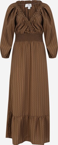 Robe Dorothy Perkins Tall en marron : devant