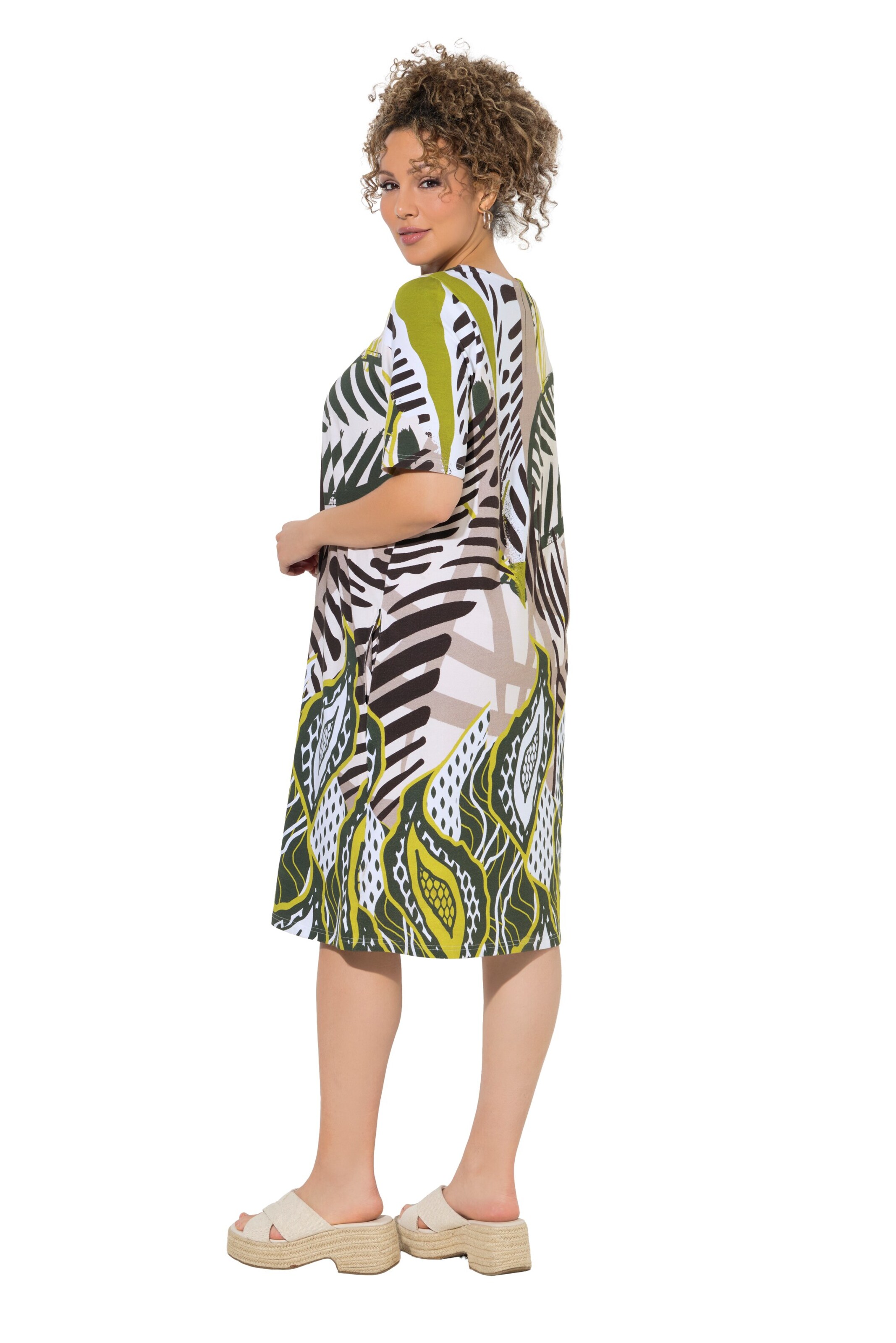 Ulla Popken Kleid in Weiß