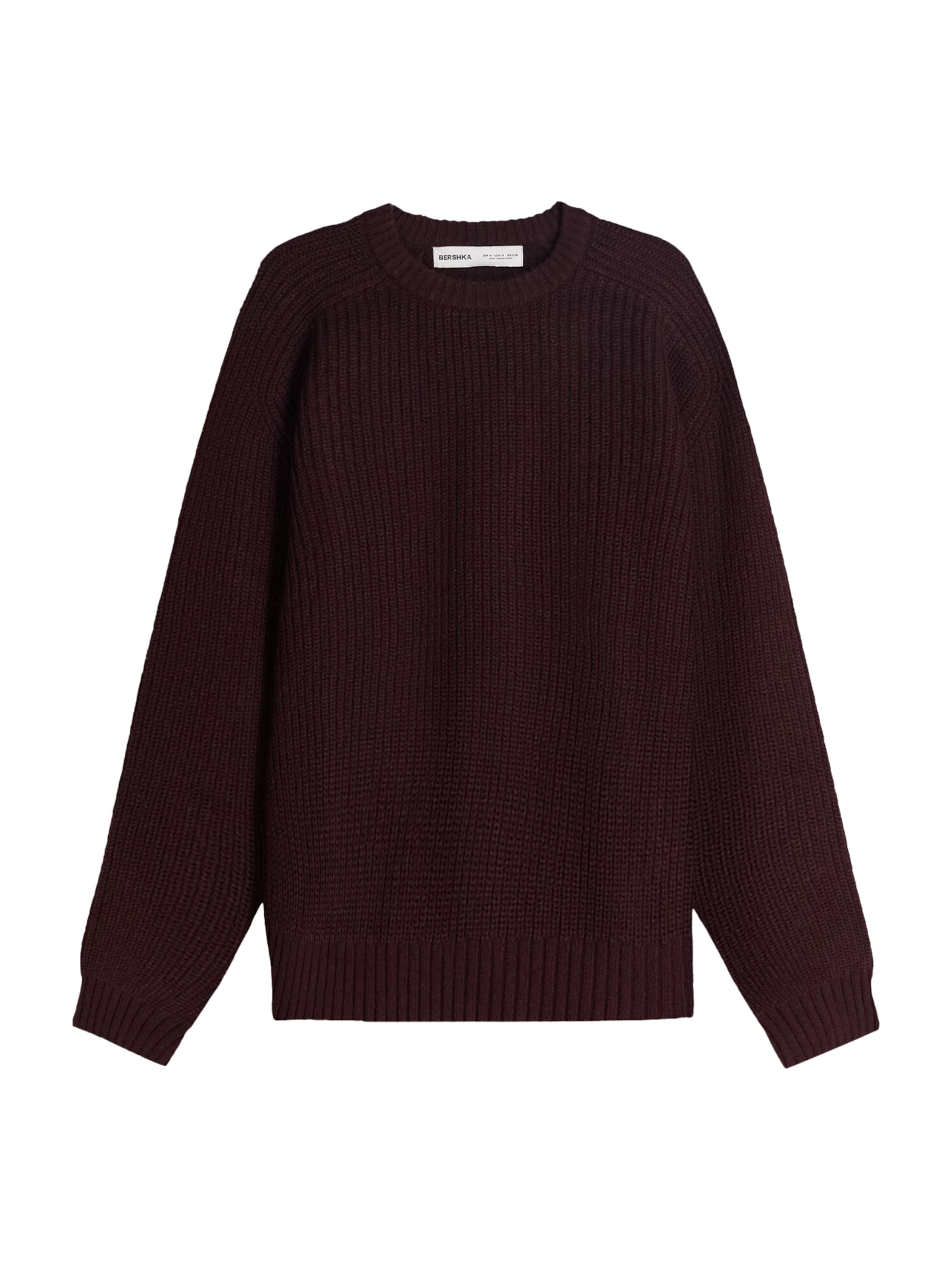 Bershka Sweater in Bordeaux, Item view