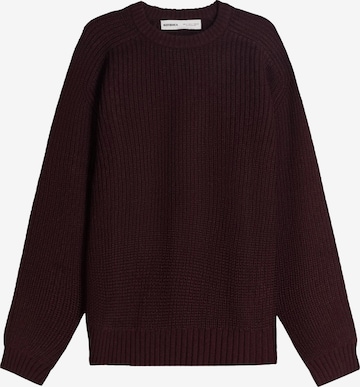 Pull-over Bershka en rouge : devant