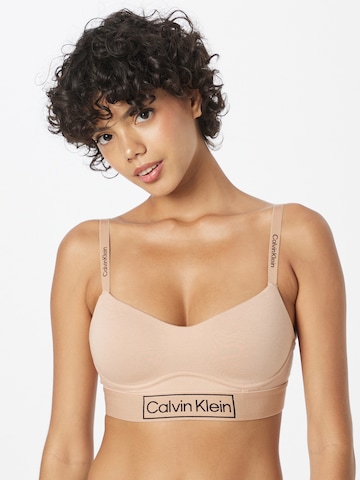 Calvin Klein Underwear Õlapaelteta topp Rinnahoidja, värv roosa: eest vaates