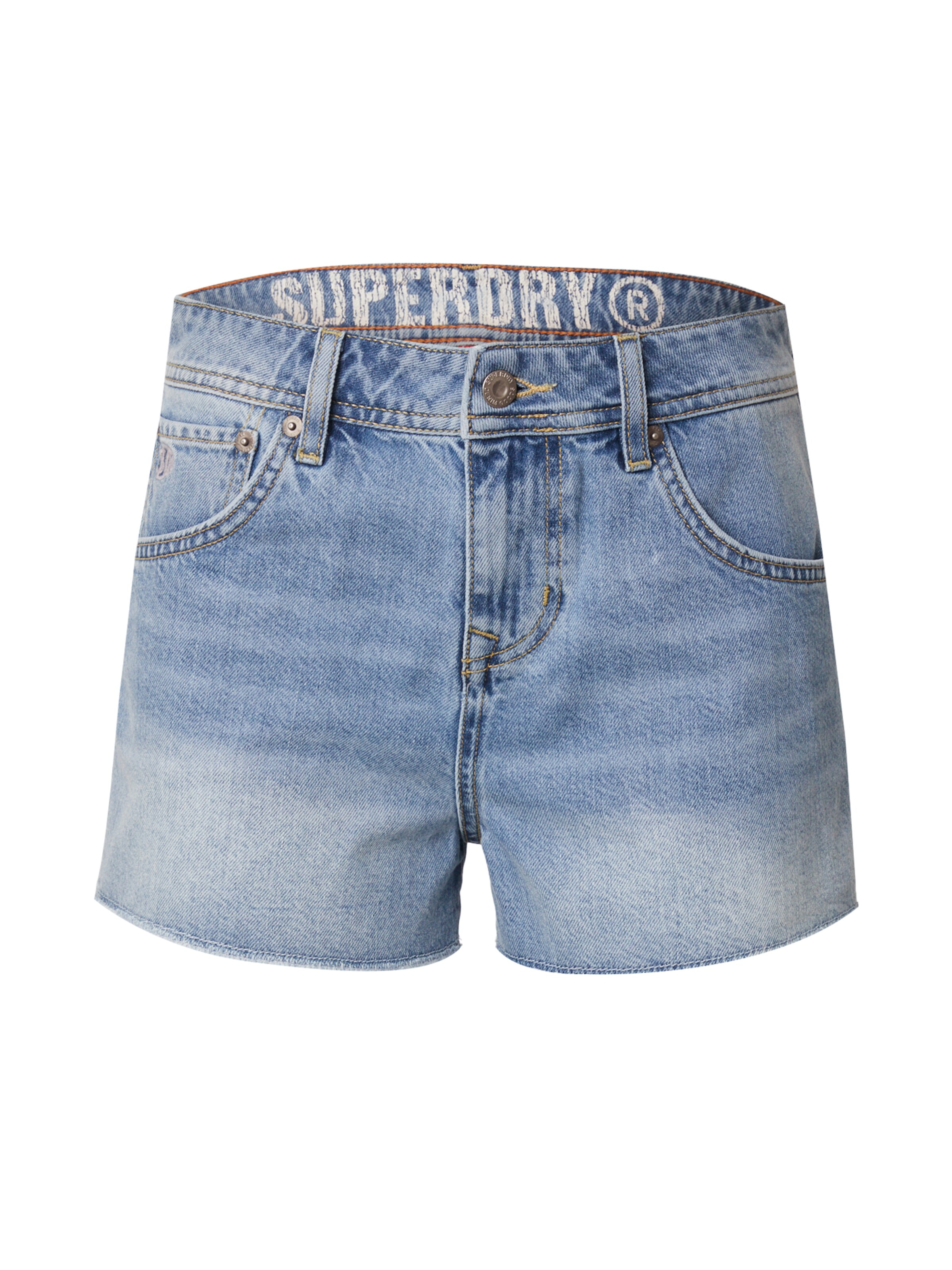 Pantalon Superdry en bleu : devant