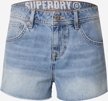 mėlyna Superdry Standartinis Kelnės: priekis