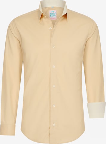 Rusty Neal Hemd in Beige: Vorderseite