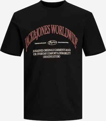 Maglietta di JACK & JONES in nero: frontale