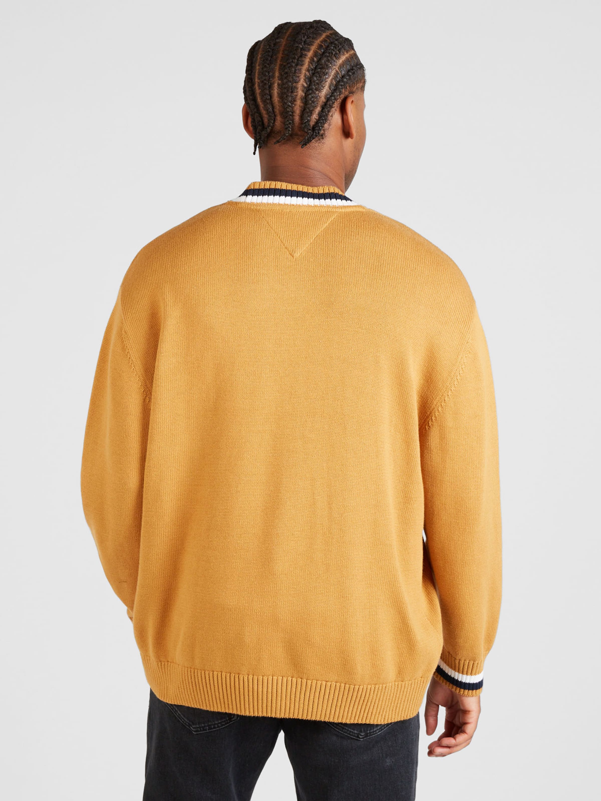 Pull tommy jeans jaune sale
