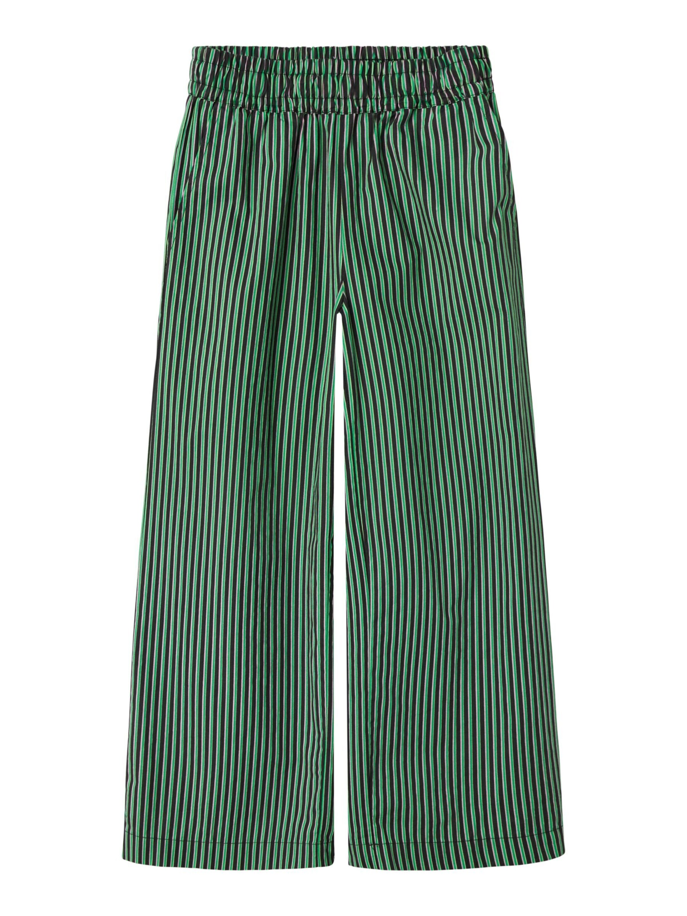 NAME IT Wide leg Trousers in Green: front