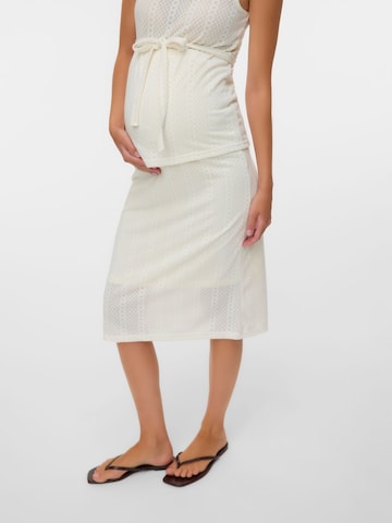 MAMALICIOUS - Falda en beige: frente