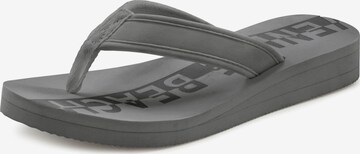 VENICE BEACH T-Bar Sandals in Grey: front