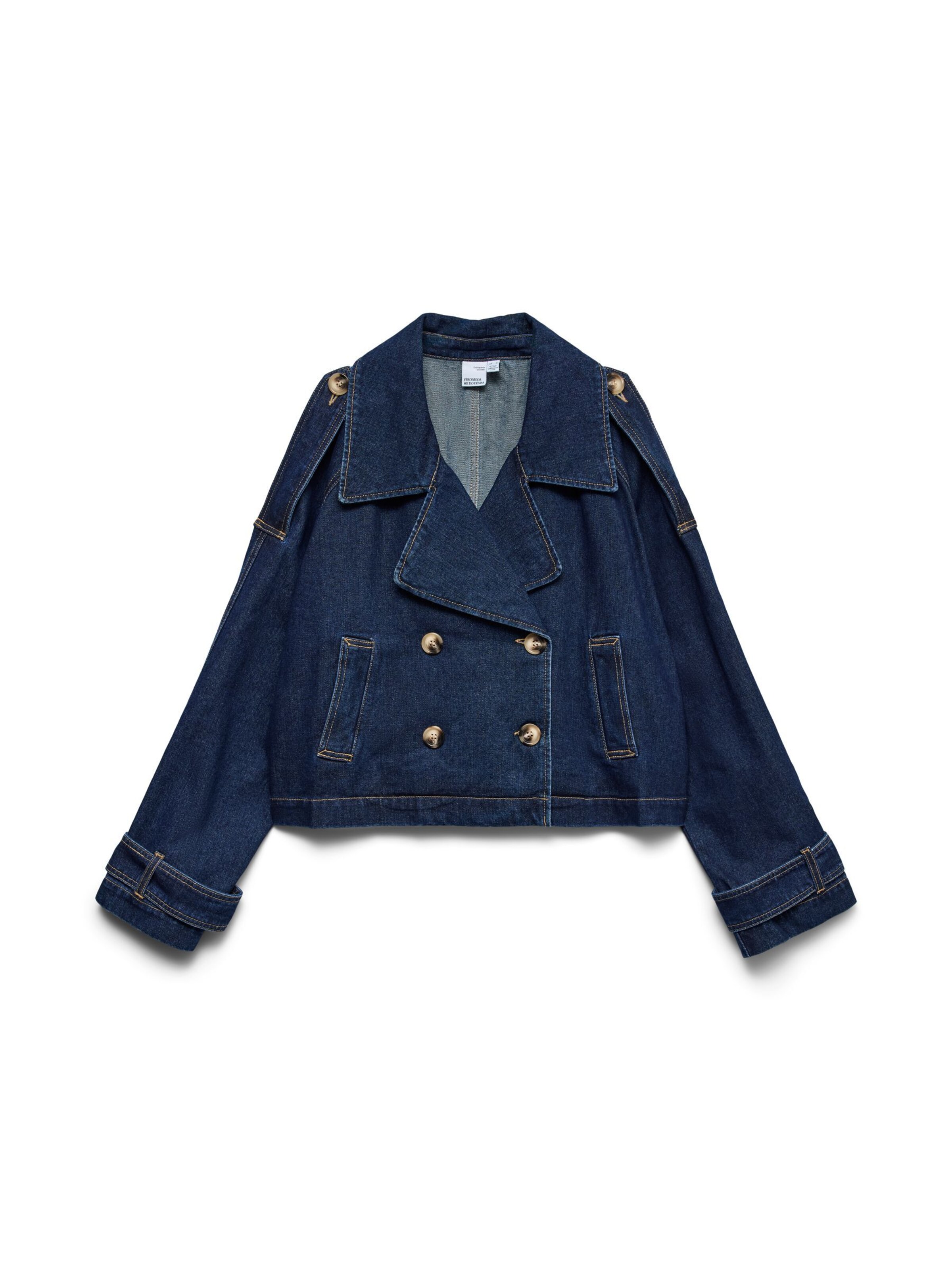 VERO MODA Between-seasons coat in Blue: front