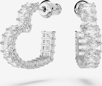 Swarovski Earrings in Silver: front