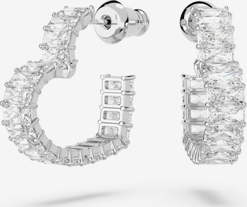 Swarovski - Pendientes en plata: frente