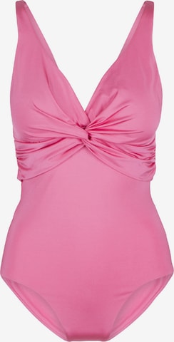 LingaDore Triangle Swimsuit in Pink: front