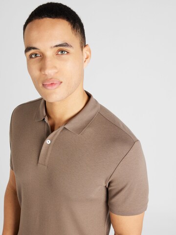 SELECTED HOMME Poloshirt 'TOULOUSE' in Braun