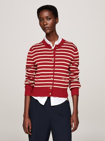 TOMMY HILFIGER Strickjacke in Rot: Vorderseite