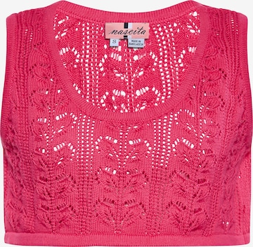 swirly Top in Roze: voorkant