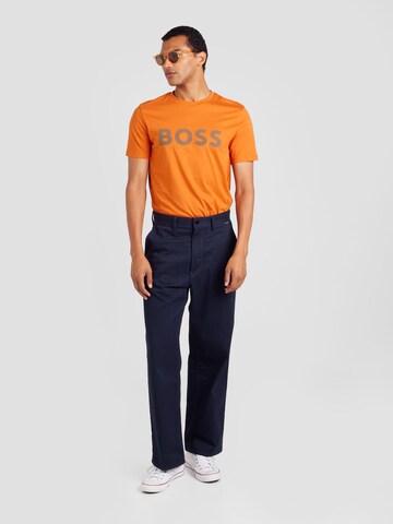 BOSS T-Shirt 'Thinking 1' in Orange