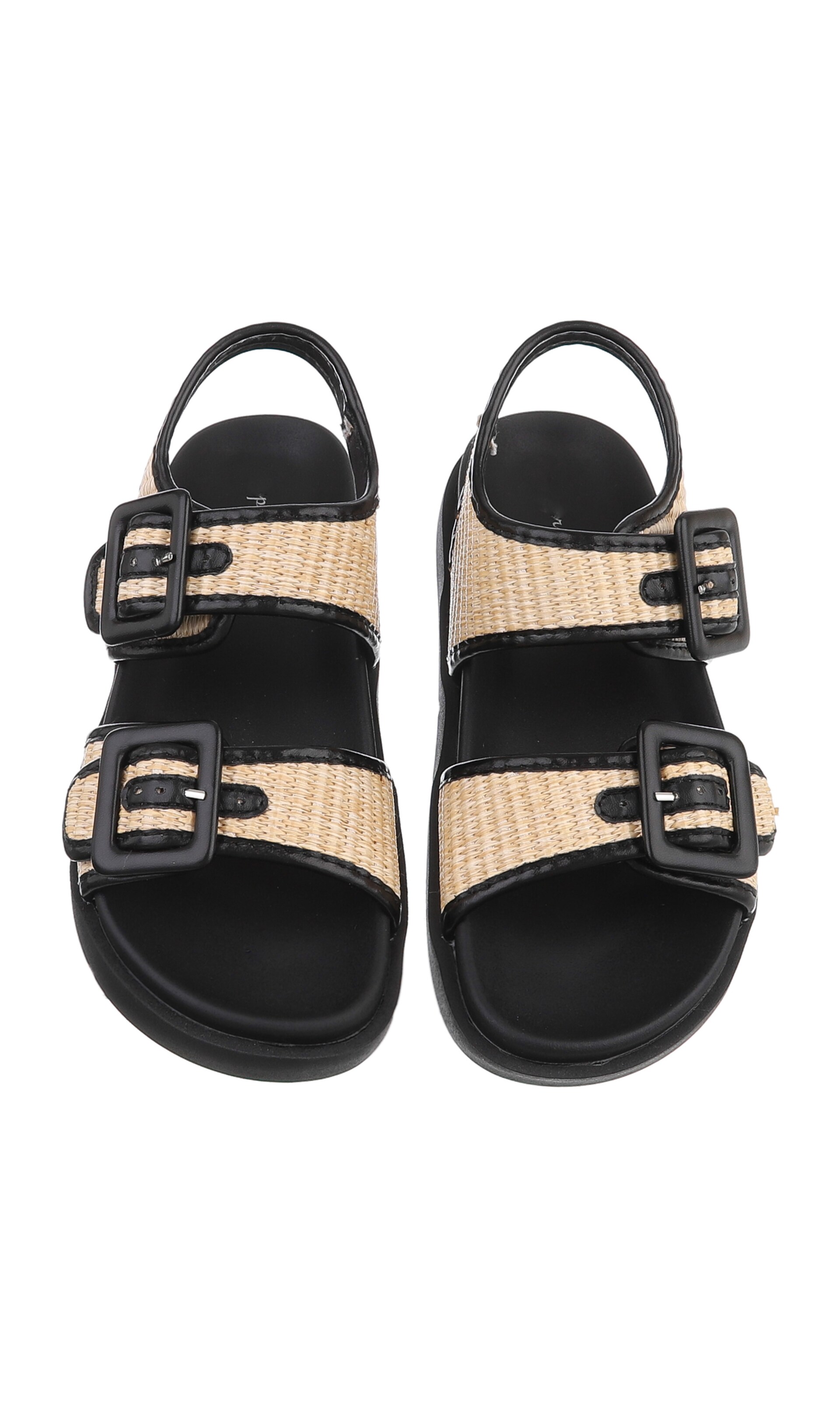 Ital-Design Strap Sandals in Beige