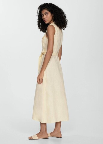 MANGO Blusenkleid 'Tamariu' in Gelb