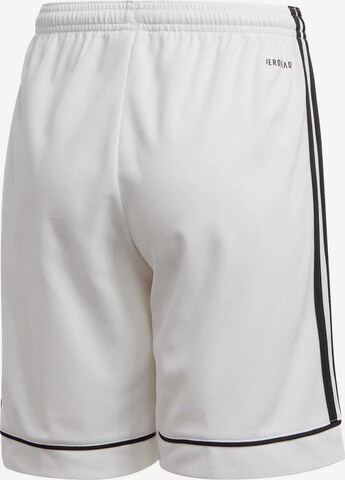 ADIDAS PERFORMANCE Regular Workout Pants 'Squad 17' in White