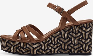 TAMARIS Sandalen met riem in Beige